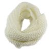 Cream Chunky Knitted Snood