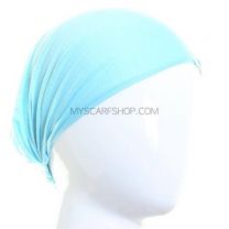 Blue Plain Jersey Headwrap