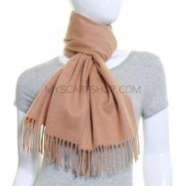 Camel Lambswool Scarf