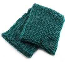 Green Chunky Knitted Snood