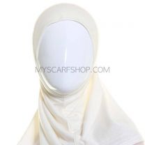 Girl's 1 Piece Al Amira Hijab (Cream)