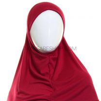 Plain Al Amira Hijab (Maroon)