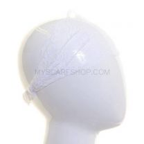 White Lace Wide Headband