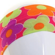 Pink Daisies Print Headband