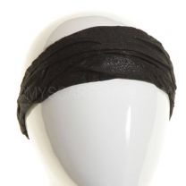 3in1 Black Glitter Headwrap