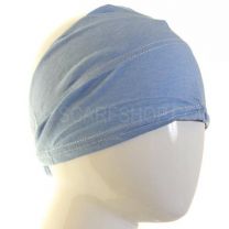 Pale Blue Cotton Under Scarf Headband (Egyptian Bonnet)