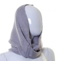 Silver Lurex Knitted Snood
