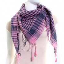 Navy & Pink Arab Scarf (Shemagh)