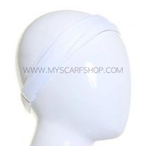 White Plain Jersey Headwrap