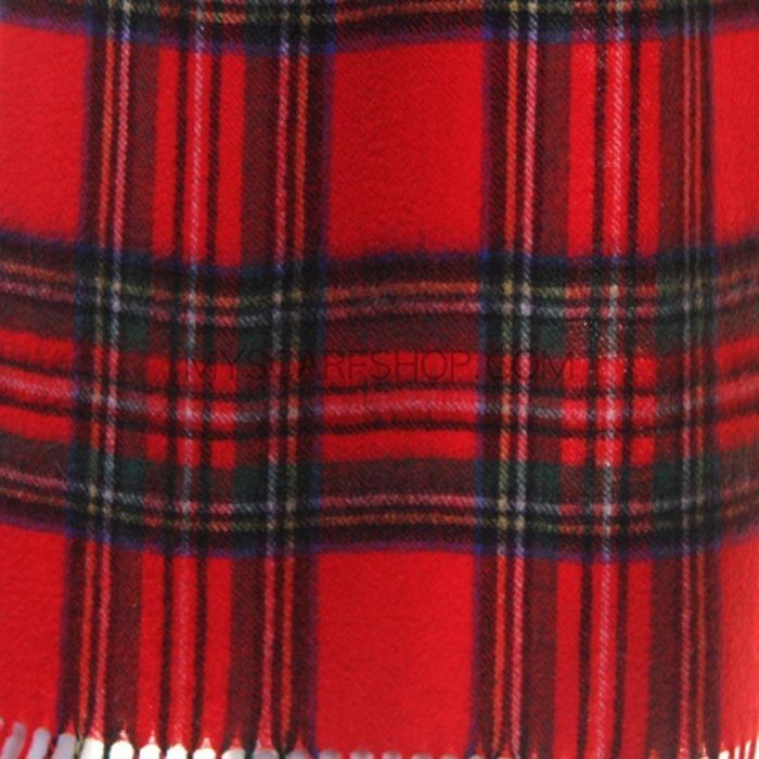 Lambswool Scarf in Red Royal Stewart Tartan